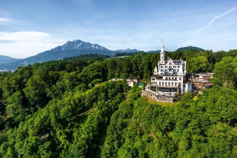 Chateau Guetsch Hotel Lucerne Exterior photo